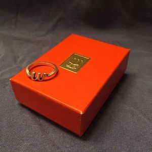 James Avery Initial W Ring Size 6.5